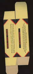 Resto Foot Cream Collins Distributed by Chandler Empty Box