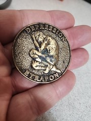 ETRAFON Pharmaceutical Depression Anxiety Medicine Advertising Medal Coin