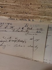Lot Hundreds Antique 1940’s Paper Prescriptions Pharmacy Medical RX Handmade Box
