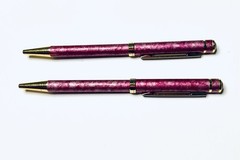 ROGAINE PHARMACEUTICAL REP PEN (2) RETRACTABLE REFILLABLE METALLIC