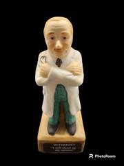 Doctor Figurine Internist Abbott Pharmaceutical Advertising 1970s