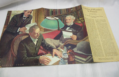 „A History of Pharmacy“ in Pictures Set of 19 Prints Park Davis 1950’s