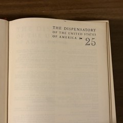 The Dispensatory of the United States of America 25th Ed 1955 Medical Book