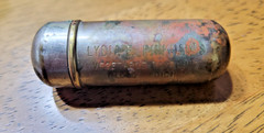 Vintage RX medicine cylinders – TUMS, Lydia Pinkham dispenser plus