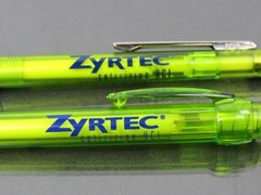 Zyrtec Lot 2 Inoxcrom Spain PENS Drug Rep Pharmaceutical Medical Advertising
