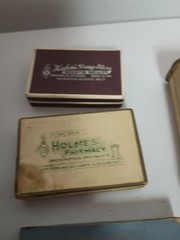 Medicinal Lot Of 7 Pieces 1950s First Aid And Prescription Boxes
