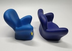 Vintage 1990’s Glaxo Smith Kline Mini Couch Chair Set Pharmaceutical Promo