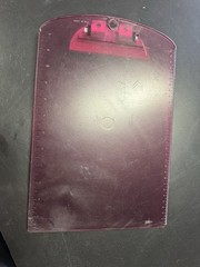 Vtg drug rep Pharmaceutical Advertising Promo Enablex clipboard Used Movie Prop