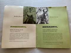 Vtg 1950s Pharmaceutical Sales Brochures Advertising Robins Lederle LOT of 6
