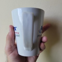 Asmanex Asthma Drug Rep Advertising Coffee Mug Cup Pharma VERY RARE