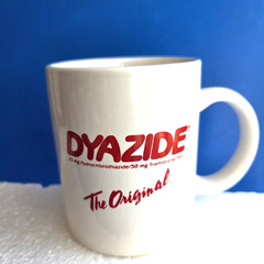 Pharmaceutical Dyazide Promotional Mug 10 oz Advertising Ceramic Drug Rep NOS