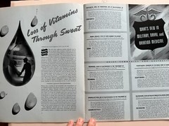 Dec 1942 WWII Abbott Labs Battlefield Drugs Magazine w/ WWII Nazi Poster Cover