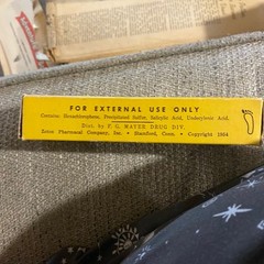 Vintage 1954 Hydrotox Antifungal Ointment Tube with Original Box and Insert