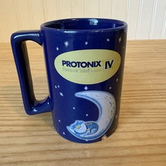 Protonix 40mg / IV Pharmaceutical Drug Rep Large Coffee Mug Blue