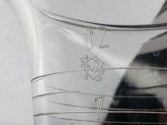 2 Piece Marisco Apothecary Clear Medical Measuring Beakers