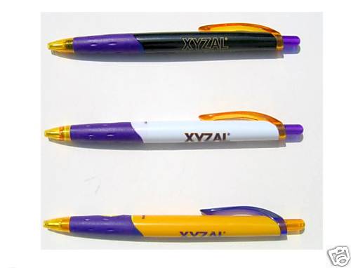 Pharmaceutical XYZAL 3 Plastic Papermate Pens