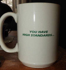 Fosamax Pharmaceutical Drug Rep Promo Ceramic Advertising Mug Merck 4.5″