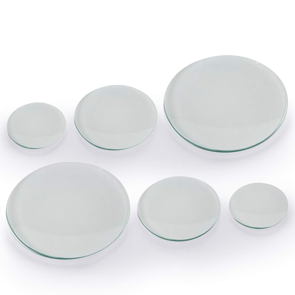 Juego De Tapas Para Vasos De Vidrio De Reloj, 6 Piezas De Gafas De Reloj De …