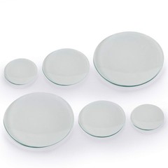 Juego De Tapas Para Vasos De Vidrio De Reloj, 6 Piezas De Gafas De Reloj De …