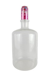 17” Tall Vintage Pyrex Clear Glass Science Labware Bottle Hand Blown