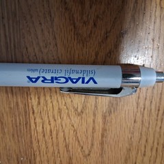 VIAGRA Pfizer Pharmaceutical Pens Flashlight Bullet Chrome Blue RARE HTF Detrol