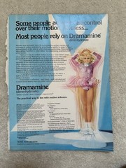 Dramamine And Solu-Medrol Pharmaceutical Single Page Advertisement