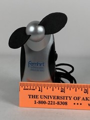 Drug Rep Femhrt Personal Fan Vintage Tested Works 2 AA Original Owner Soft Blade