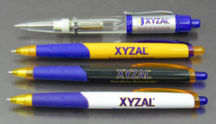 Lot of 4 Xyzal Drug Rep Pharmaceutical Promo Pens 1 Metal Light- Up in 2 Colors