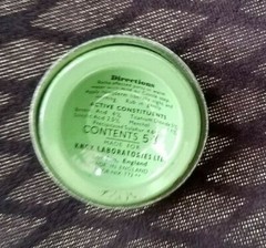 Old Advertising Sample Medicine Tin NIXODERM Knox Laboratories London England