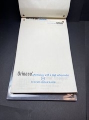 1966 Vtg Advertising Upjohn Dr Script Desk Pad Medrol Medicine Pharmaceuticals