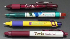 Aricept Benicar Prochieve Zetia PENS Drug Rep Pharmaceutical Advertising Lot x 4