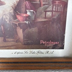 The Doctor By Sir Luke Fildes 1930s Petrolagar Exhibit Print In Original Frame