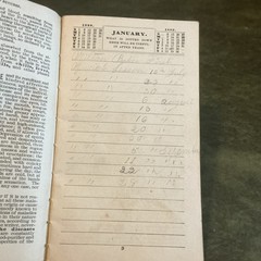 1887 Pierce’s MEDICAL DISPENSARY Memo Book Drug Advertising Antique