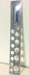 CIBA-GEIGY Medical Collectible 1989 Voltaren 12 inch Ruler-Ring Sizer