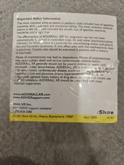 Vintage ADDERALL XR Note Pad Cube Drug Rep Swag Pharmaceutical ADHD 2005 Shire
