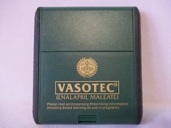 Vasotec Green Post-It Notepad Holder Pharmaceutical Drug Rep Promo Advertisement