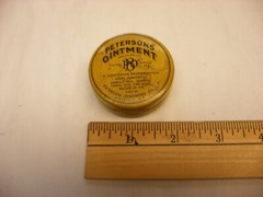 Antique Vtg Medical Dental Pharmacy – Peterson Co. Buffalo NY Ointment Tin