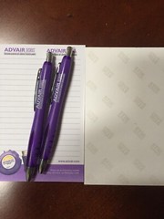 ADVAIR Promotional Lot 2 Pens and 2 Paper pads New