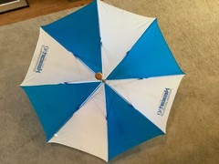 RARE DRUG REP UMBRELLA ADVERTISING ASTHMA PRODUCT SANOFI
