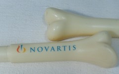 Vtg SANDOZ (novartis) BONE PENCIL, LSD pharmacy Swiss