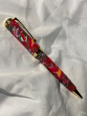 Colorful Swirl Norvasc Metal Pen Drug Rep Pharmaceutical Promo Advertising
