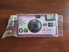 Allegra Pharmaceutical Advertising Disposable 35mm Camera W/ Flash 24 EXP NEW