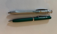 Drug Rep NAMENDA Collectible pharmaceutical Heavy Metal Pens RARE