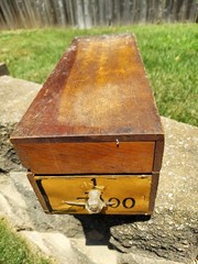 Lot Hundreds Antique 1940’s Paper Prescriptions Pharmacy Medical RX Handmade Box