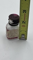 RARE Vintage Grifulvin McNeil Clear Glass Medicine Bottle as display/collectible
