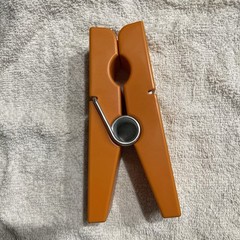 Medical Advertisement Promotional Invega Paliperidone XL Orange Clothespin Desk