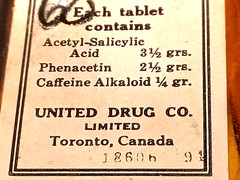 Vintage Pharmacy A.P.C. Compressed Tablets Canada Not For Use