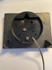 Vintage APOTHECARY RX Alchemy Symbols Metal Electric CLOCK WORKS! Rare GERMANY