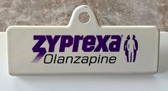 Zyprexa Clipboard 1999 Drug Rep Promo