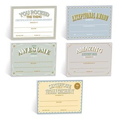 Achievement Certificate Fill in Sticky Note Pads / 6″ x 4″ Motivational